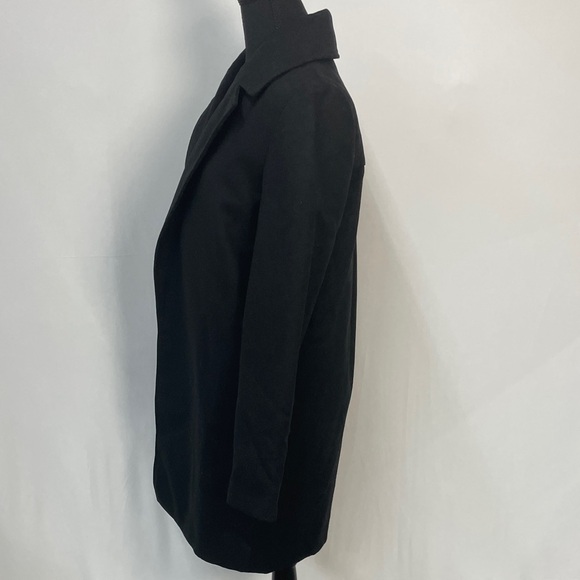 Fifth Label Open Front Black Overcoat, Oversized, Size Medium - Picture 3 of 11